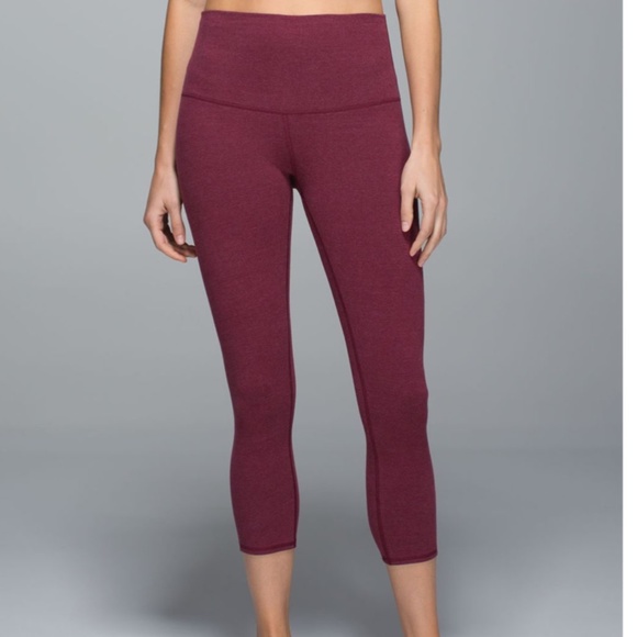 lululemon athletica Pants - Lululemon Wunder Under Crop *Cotton (Roll Down) size 6